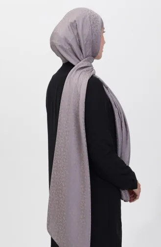 Madame Mary Châle Jacquard Fleuri 19086-03 Gris 19086-03
