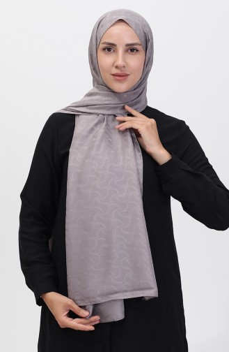 Madame Mary İvy Jacquard Shawl 19088-03 Gray 19088-03