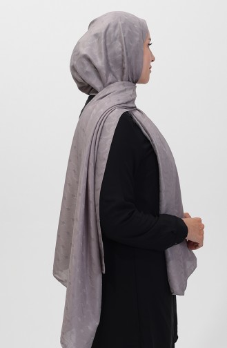 Madame Mary İvy Jacquard Shawl 19088-03 Gray 19088-03