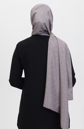Madame Mary İvy Jacquard Shawl 19088-03 Gray 19088-03
