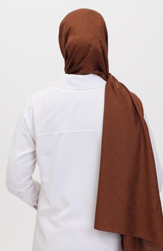 Madame Mary Drop Jacquard Shawl 19085-17 Brown 19085-17