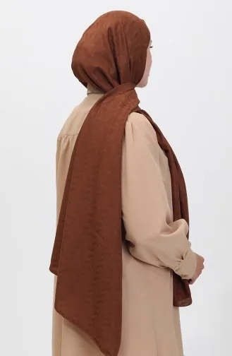 Madame Mary Ivy Châle Jacquard 19088-17 Marron 19088-17