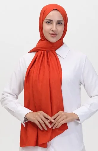 Madame Mary Damla Jakar Şal 19085-13 Kiremit