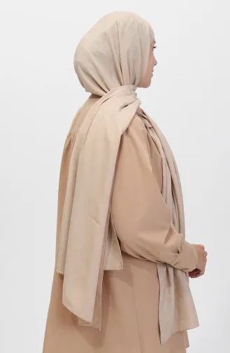 Madame Mary Damla Jacquard-Schal 19085-21 Dunkelbeige 19085-21