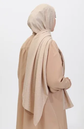 Madame Mary Ivy Châle Jacquard 19088-21 Beige Foncé 19088-21