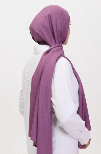 Madame Mary Floral Jacquard Shawl 19086-10 Lilac 19086-10