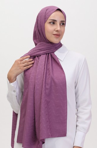 Madame Mary İvy Jacquard Shawl 19088-10 Lilac 19088-10