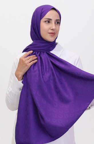 Madame Mary Drop Jacquard Shawl 19085-09 Purple 19085-09