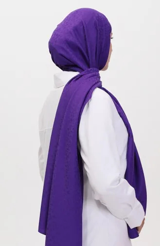 شال جاكار بزهرة مادام ماري 19086-09 بنفسجي 19086-09
