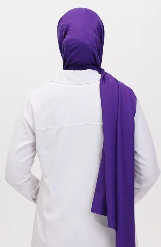 شال جاكار بزهرة مادام ماري 19086-09 بنفسجي 19086-09