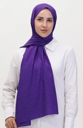 Madame Mary Sarmaşık Jakar Şal 19088-09 Mor