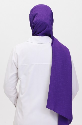 Madame Mary İvy Jacquard Shawl 19088-09 Purple 19088-09