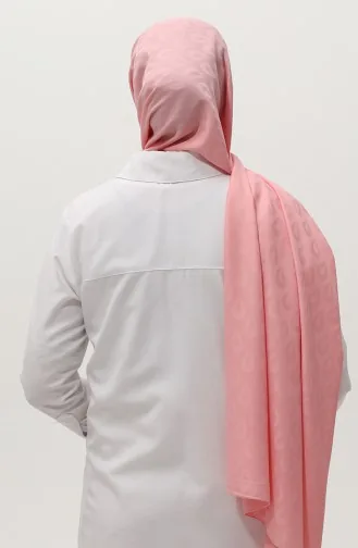 Madame Mary Châle Jacquard Goutte 19085-11 Rose 19085-11