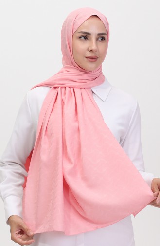 Madame Mary İvy Jacquard Shawl 19088-11 Pink 19088-11