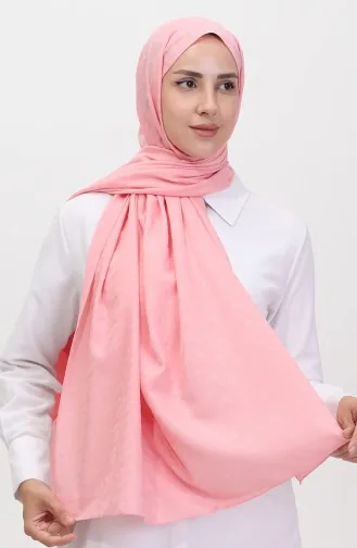 Madame Mary Sarmaşık Jakar Şal 19088-11 Pembe