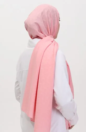 Madame Mary Sarmaşık Jakar Şal 19088-11 Pembe