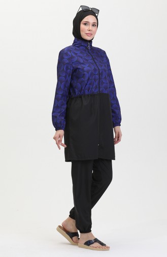 Ebrar Maillot De Bain Hijab Taille Elastique 5039-02 Saks 5039-02
