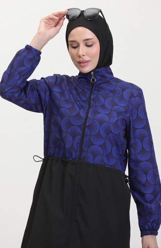 Ebrar Maillot De Bain Hijab Taille Elastique 5039-02 Saks 5039-02