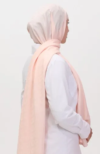 Madame Mary Damla Jakar Şal 19085-12 Somon