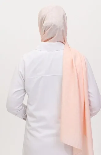 Madame Mary Ivy Châle Jacquard 19088-12 Saumon 19088-12