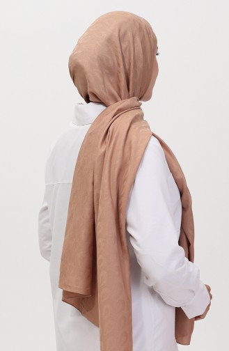 Madame Mary Drop Jacquard Shawl 19085-18 Coffee with Milk 19085-18