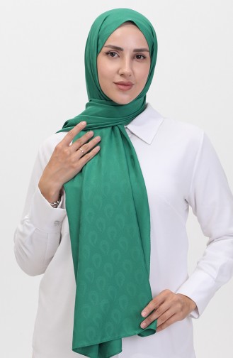 Madame Mary Drop Jacquard Shawl 19085-14 Green 19085-14