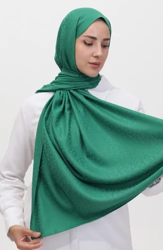 Madame Mary Châle Jacquard Floral 19086-14 Vert 19086-14