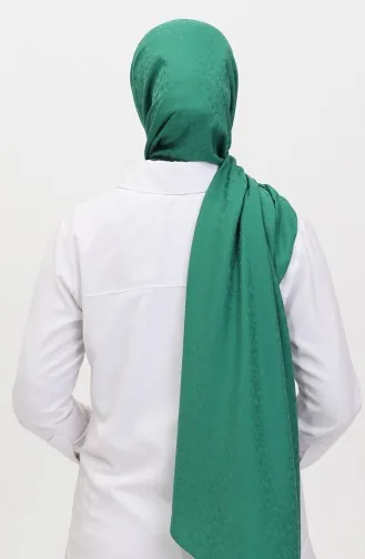 Madame Mary Châle Jacquard Floral 19086-14 Vert 19086-14