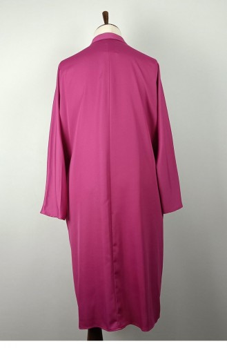 Übergroße Tunika Mit Steindetails Fuchsia T1621 1152
