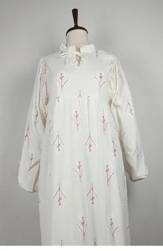 Kleid Mit Ballonärmeln Fuchsia 7837 1293