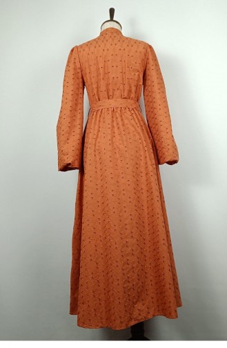 Sjerp Gedetailleerde Brode-jurk Oranje 7875 1347