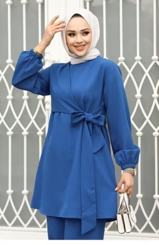 Indigo Pak Met Hijab Aan De Zijkant 389