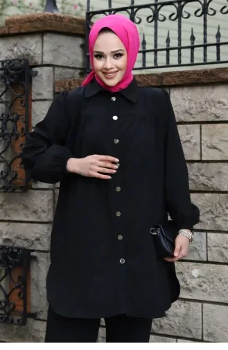 Verzamelen Van Gedetailleerd Hijab Zwart Pak 399