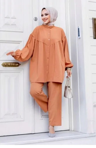 Hijab-kameelset Met Ballonmouwen 490