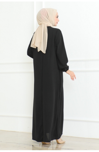 Robe Plissée Aerobin 203-01 Noir 203-01