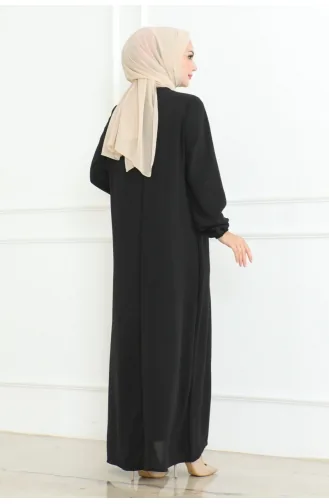 Robe Plissée Aerobin 203-01 Noir 203-01