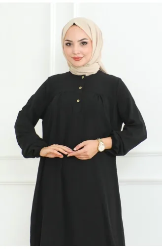 Robe Plissée Aerobin 203-01 Noir 203-01