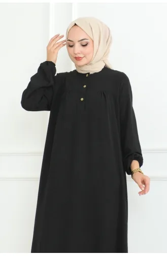 Robe Plissée Aerobin 203-01 Noir 203-01