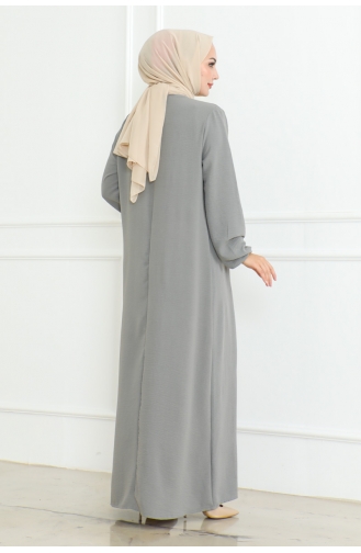 Robe Plissée Aerobin 203-02 Gris 203-02