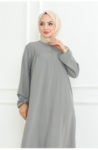 Robe Plissée Aerobin 203-02 Gris 203-02
