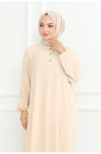 Robe Plissée Aerobin 203-05 Beige 203-05