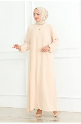 Robe Plissée Aerobin 203-05 Beige 203-05