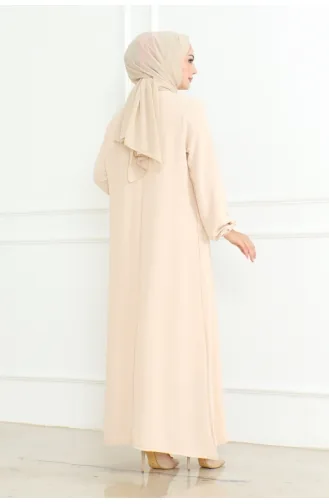 Robe Plissée Aerobin 203-05 Beige 203-05