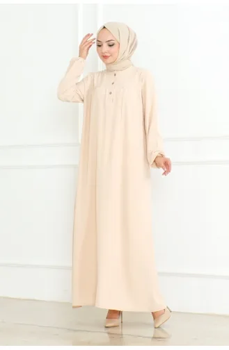 Robe Plissée Aerobin 203-05 Beige 203-05