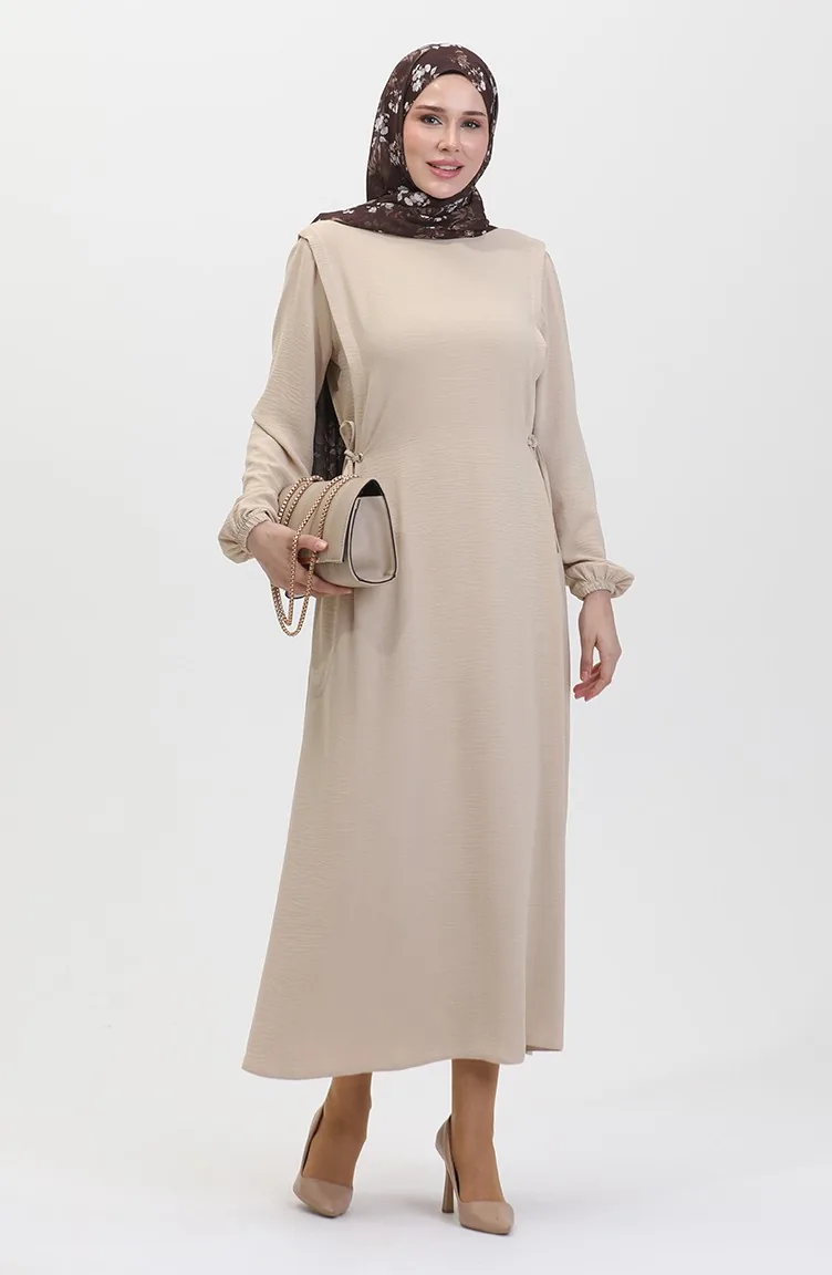 Robe à Nouer Sur Les Côtés 2001-07 Vison 2001-07