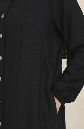 Buttoned Tunic Trousers Double Suit 1002-02 Black 1002-02