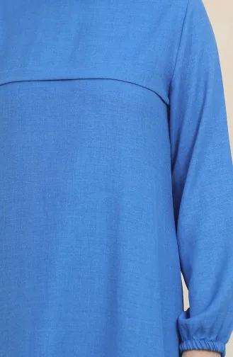 Elastic Sleeve Tunic Trousers Double Suit 1005-03 Blue 1005-03