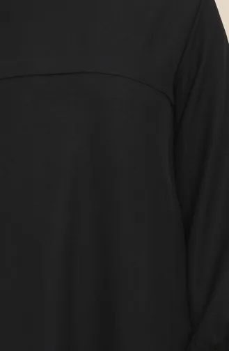 Tunika-Hose Mit Elastischen Ärmeln Doppelanzug 1005-01 Schwarz 1005-01