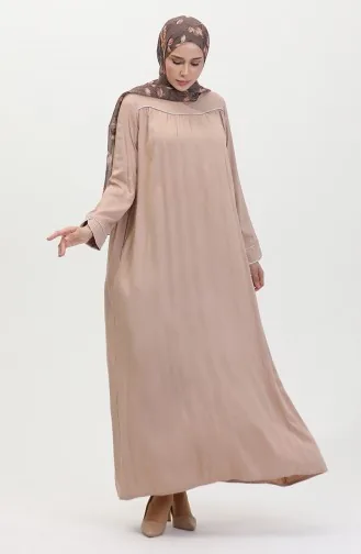 Glitter Piping Robe Dress 25Y1217-01 Mink 25Y1217-01