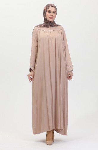 Glitter Piping Robe Dress 25Y1217-01 Mink 25Y1217-01